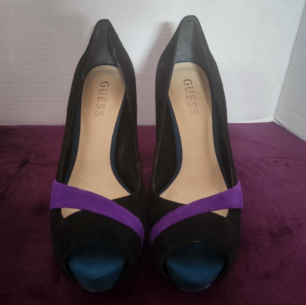 Guess Isila Peep Toe High Heels